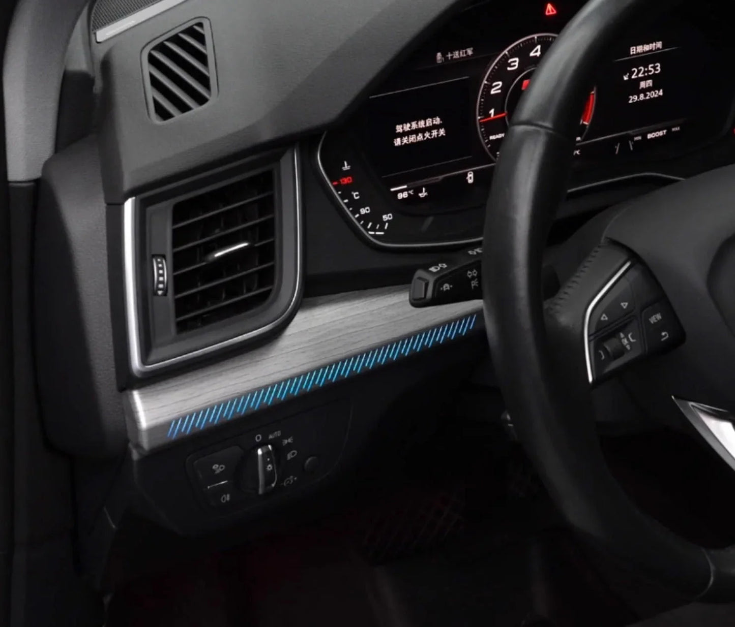 Audi Q5 / Q5L Interior 64-Color Symphony Rainbow LED Ambient Light Kit 2018 - 2025