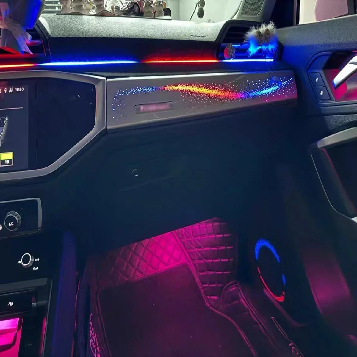 Audi Q3 Interior 64-Color Symphony Rainbow Dynamic LED Ambient Light Kit 2019 - 2025