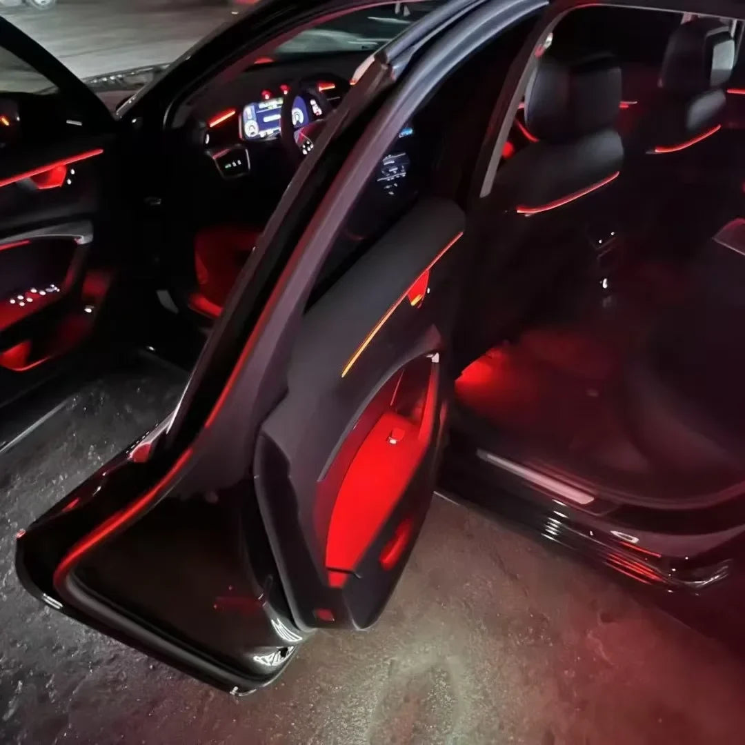 Audi A6 / A6L C8 Interior 64-Color Active Symphony Rainbow LED Ambient Light Kit 2019 - 2024
