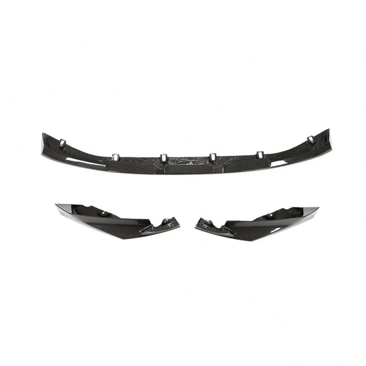 Dry Carbon G8x M3 Front Bumper Splitters for BMW G80 M3 G82 G83 M4 Competition 21-23