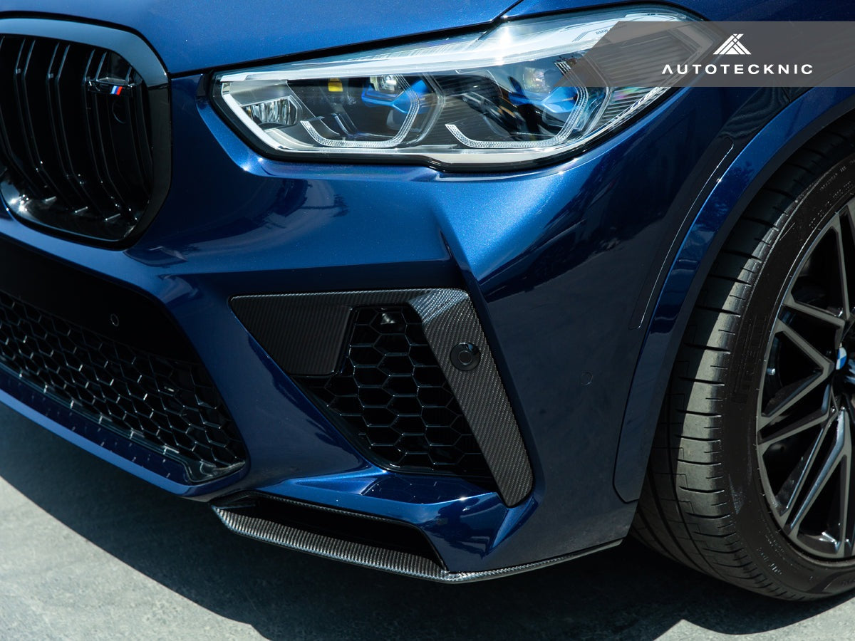 AutoTecknic Performance Dry Carbon Bumper Trim Set - F95 X5M