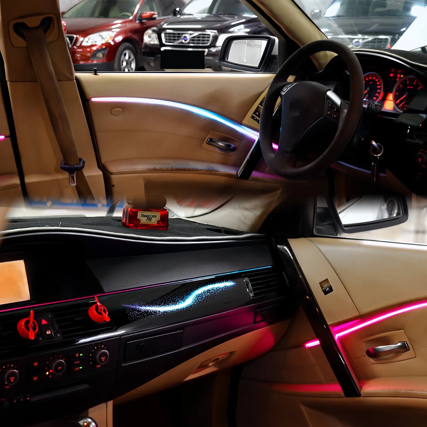 BMW 5 Series E60 Interior 64-Color Symphony Dynamic LED Ambient Light Kit 2007 - 2010 (Replaces 63316961419)