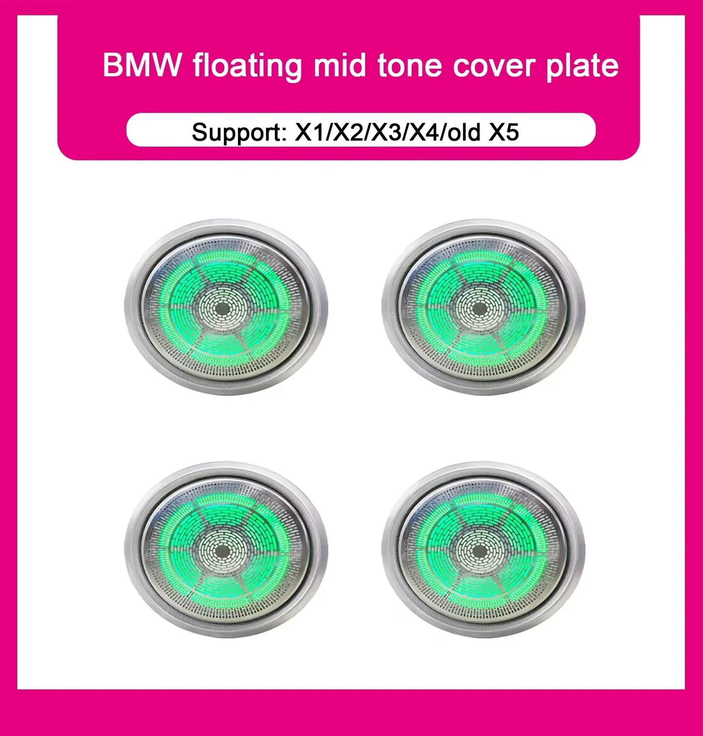 BMW X1 F48 / X2 F49 Interior 64-Color Symphony Starry Sky LED Ambient Light Ribbon Kit 2016 - 2022