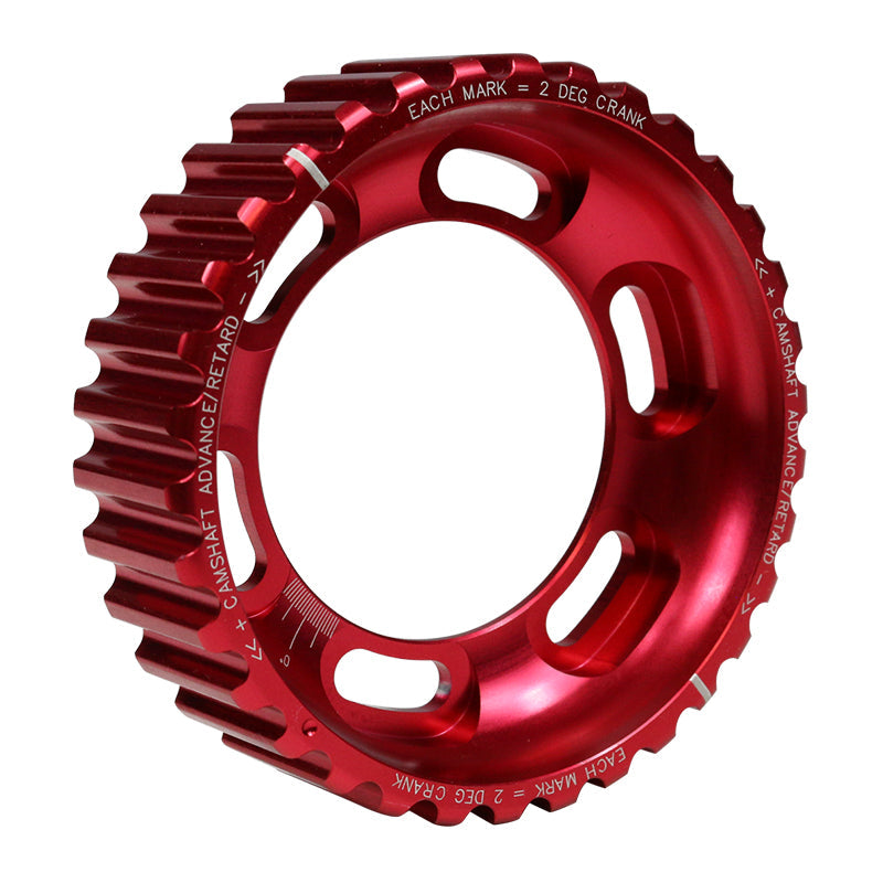 1995-1999 Mitsubishi Eclipse Hayame Red Non-Turbo Cam Gear Aluminum