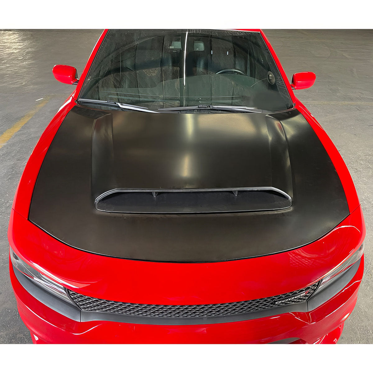 2015-2023 Dodge Charger Hood w/ Vent Demon Style Car Hood Aluminum