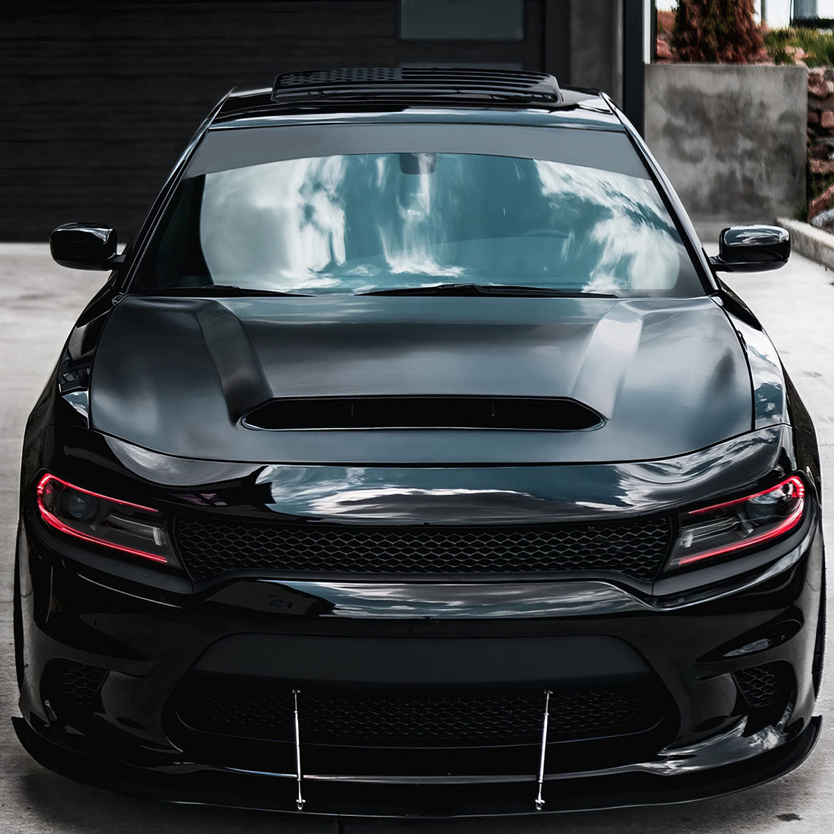 2015-2023 Dodge Charger Hood w/ Vent Demon Style Car Hood Aluminum