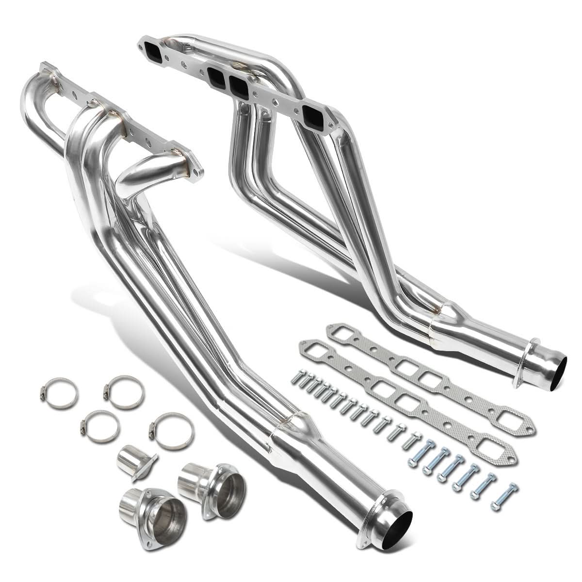 1977-1978 Dodge B200 B300 D150 D200 Long Tube Headers Stainless Steel