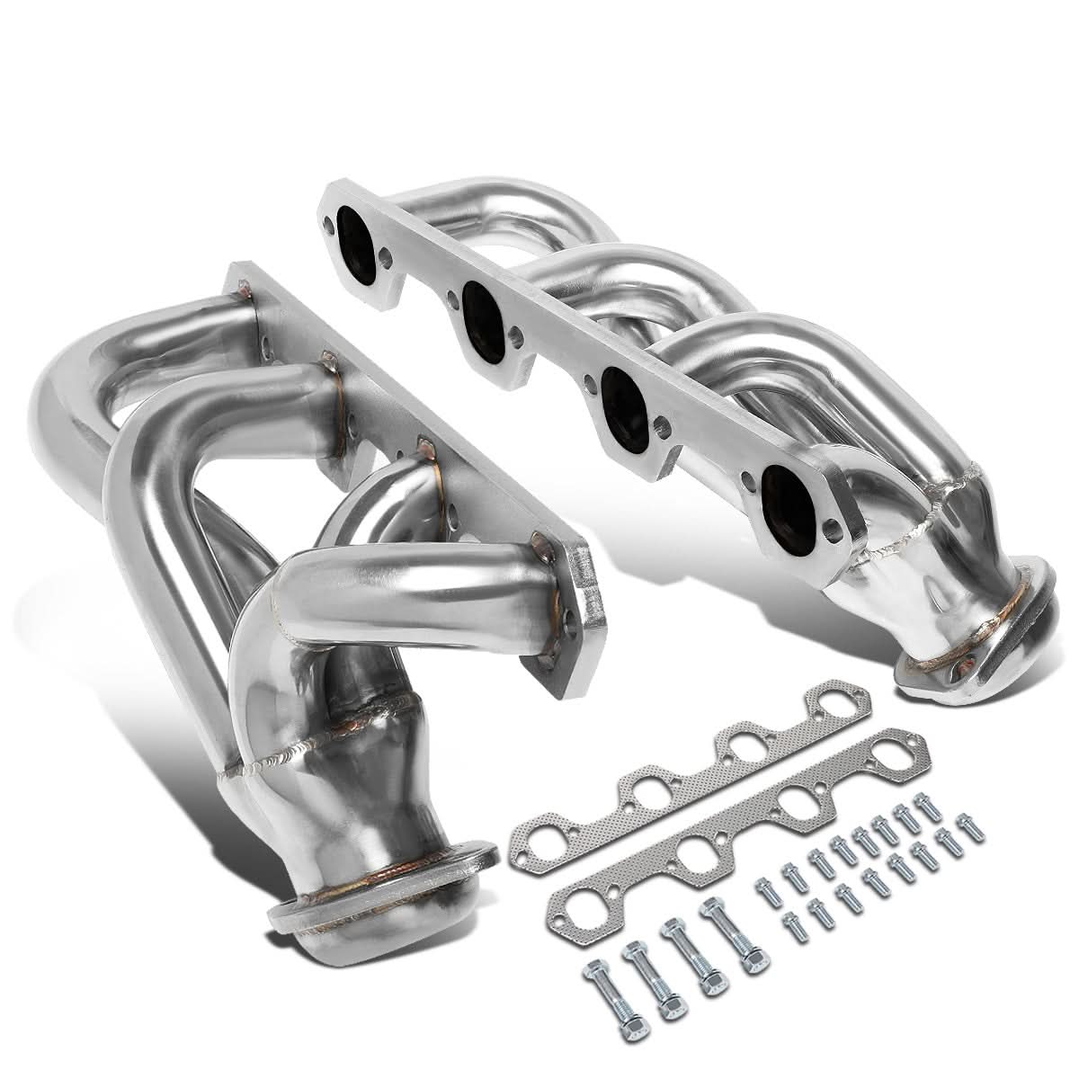 87-95 Ford Bronco F-150 F-250 5.0L V8 Long Tube Headers Stainless Steel