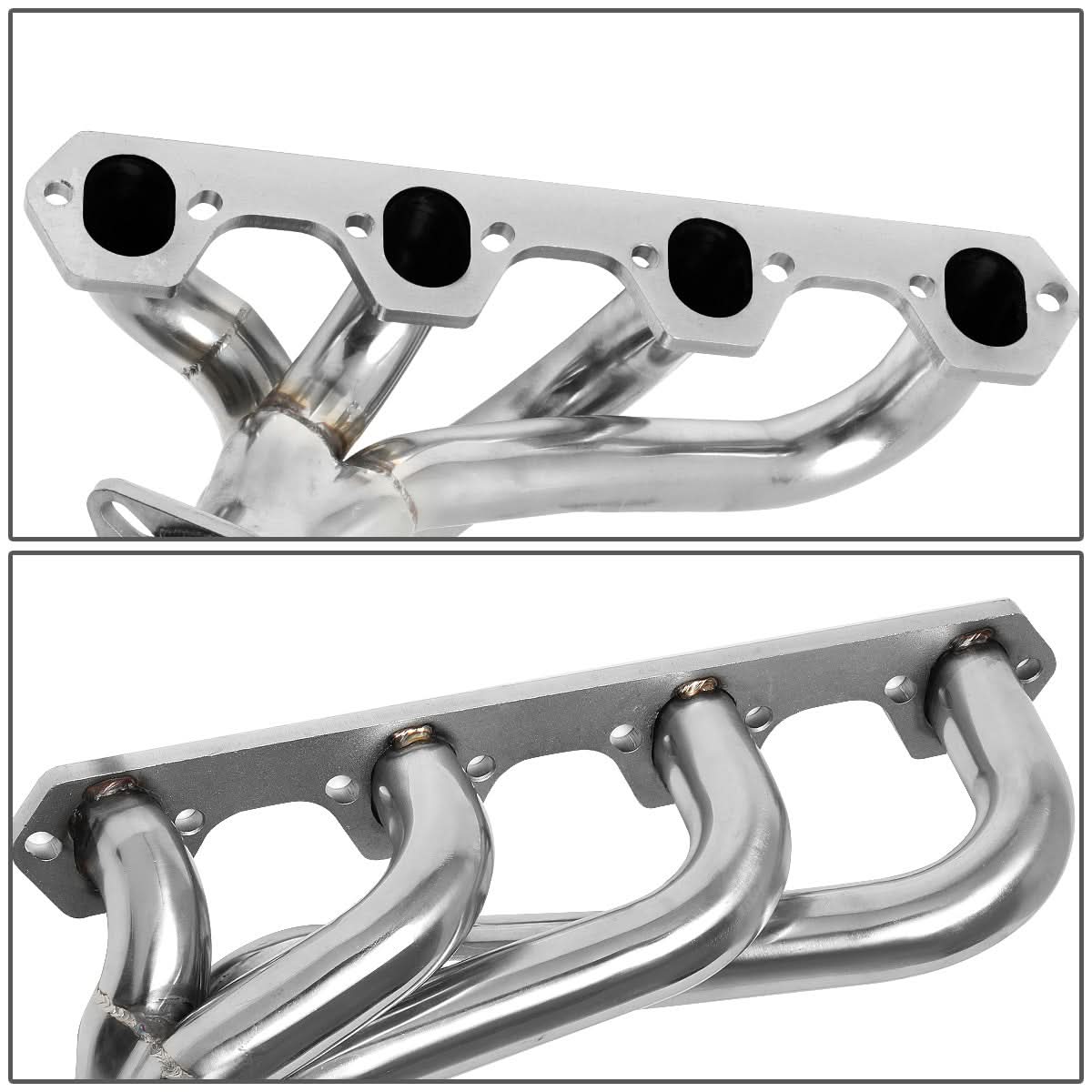 87-95 Ford Bronco F-150 F-250 5.0L V8 Long Tube Headers Stainless Steel