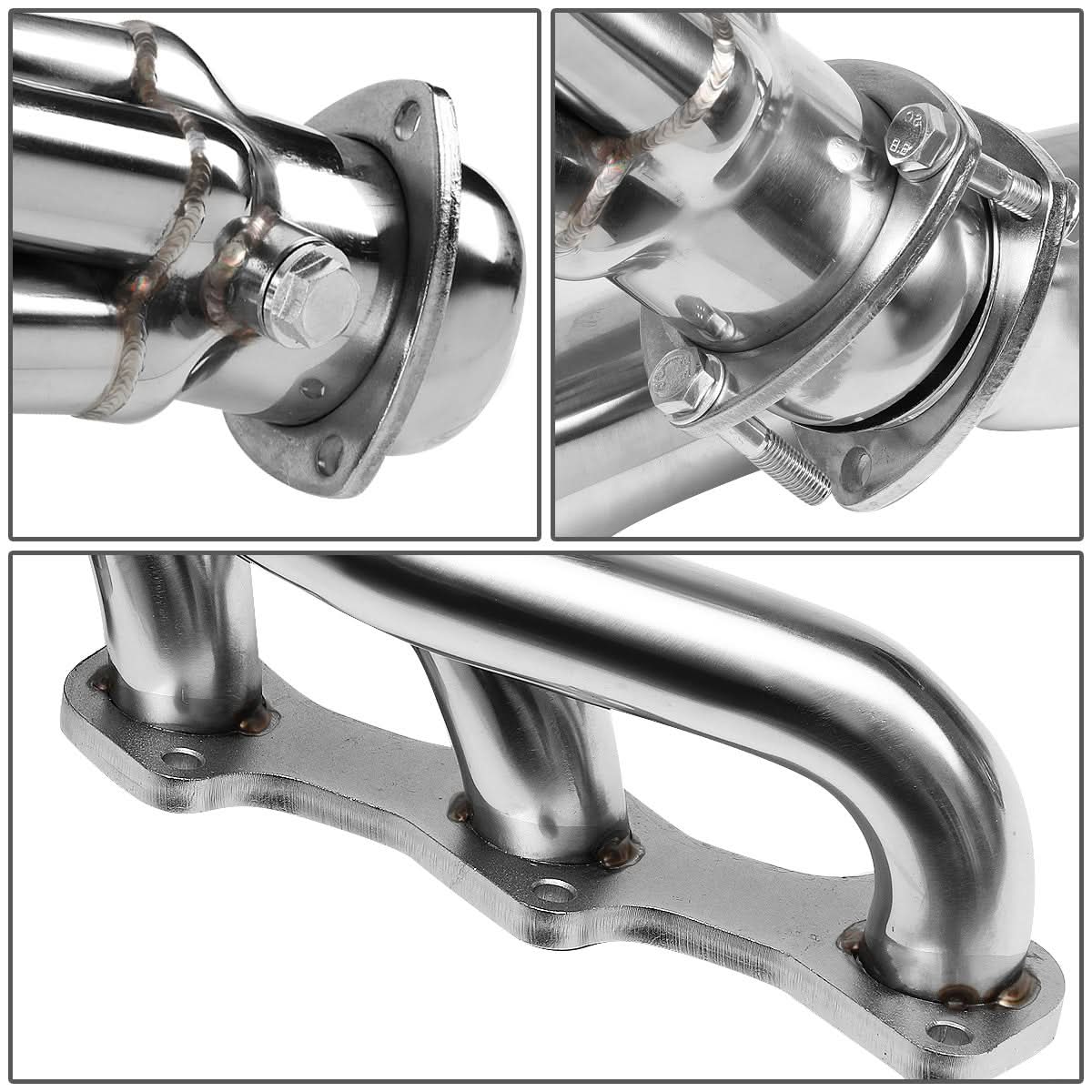 1999-2004 Ford F-250/F-350 6.8L V10 Mid Length Header Stainless Steel