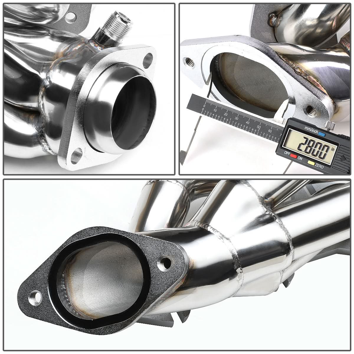 96-04 Ford Mustang GT 4.6L V8 Shorty Style Headers - Stainless Steel