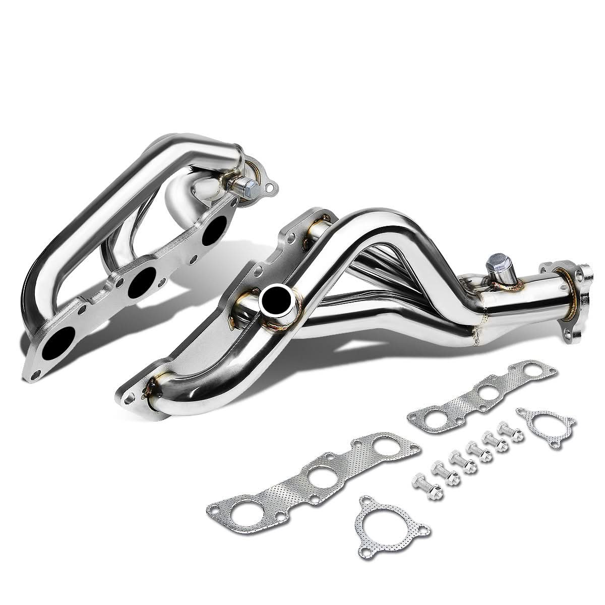98-04 Nissan Frontier/Pathfinder/Xterra Long Tube Header Stainless Steel