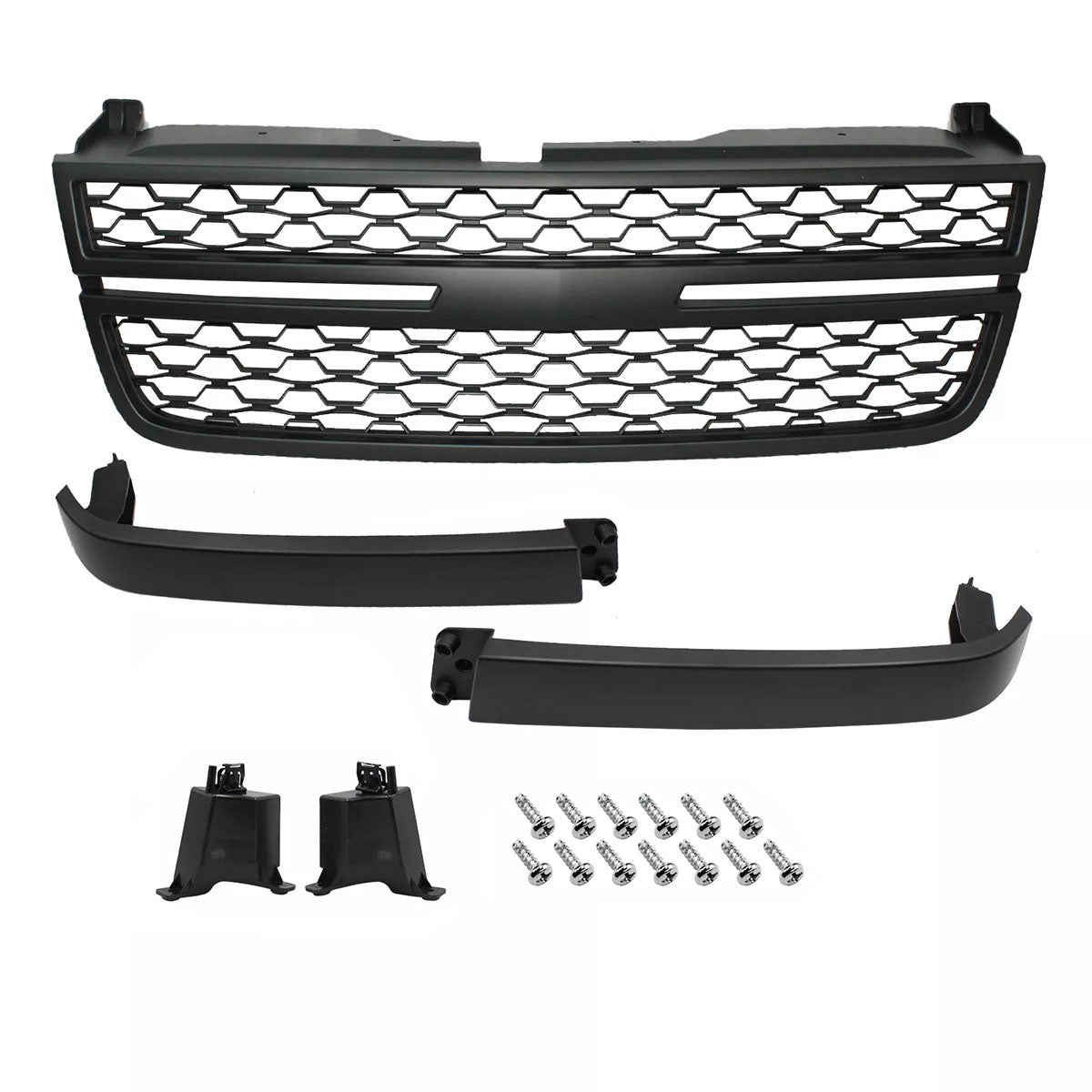 Car Grill for 2005-2007 Chevy Silverado 1500 2500HD 3500 Mesh Style Gr