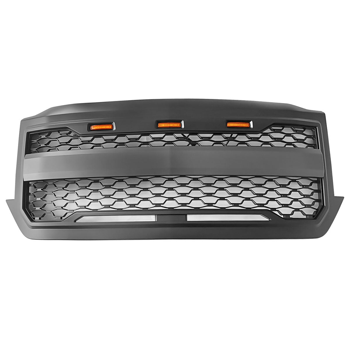 2016-2018 Chevy Silverado 1500 Front Bumper Hood Mesh Grille Grill