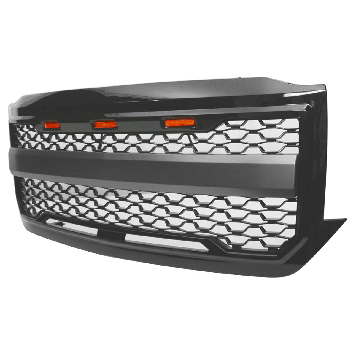 2016-2018 Chevy Silverado 1500 Front Bumper Hood Mesh Grille Grill