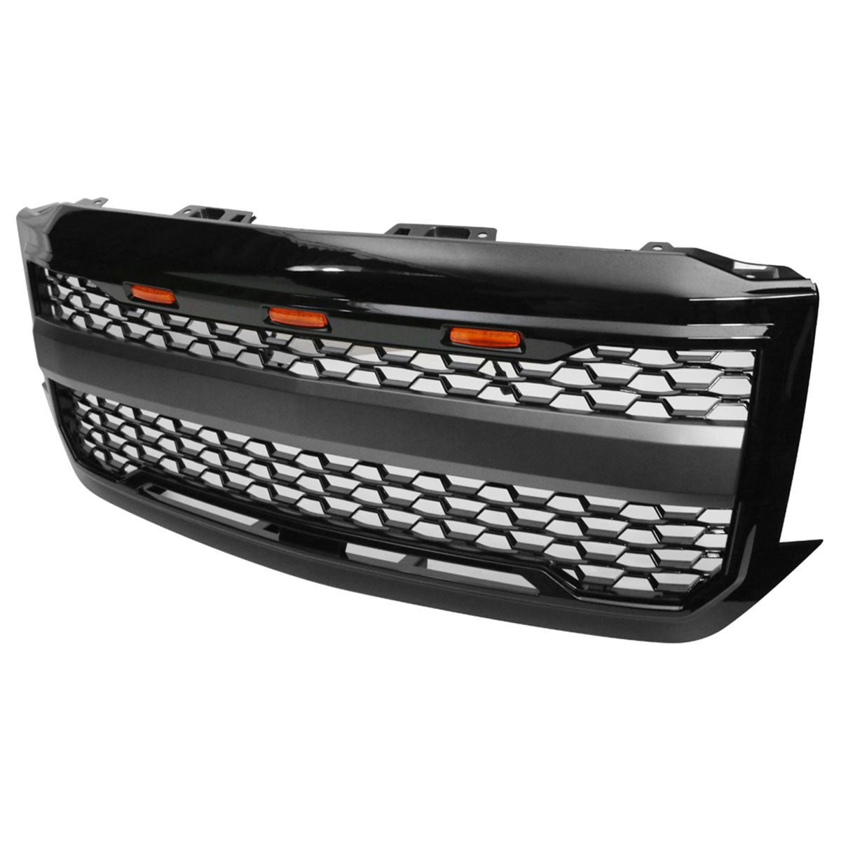2016-2018 Chevy Silverado 1500 Front Bumper Hood Mesh Grille Grill
