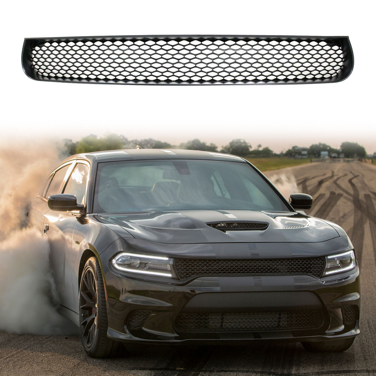 2015-2023 Dodge Charger SRT Scat Pack Daytona Unpainted Lower Grille