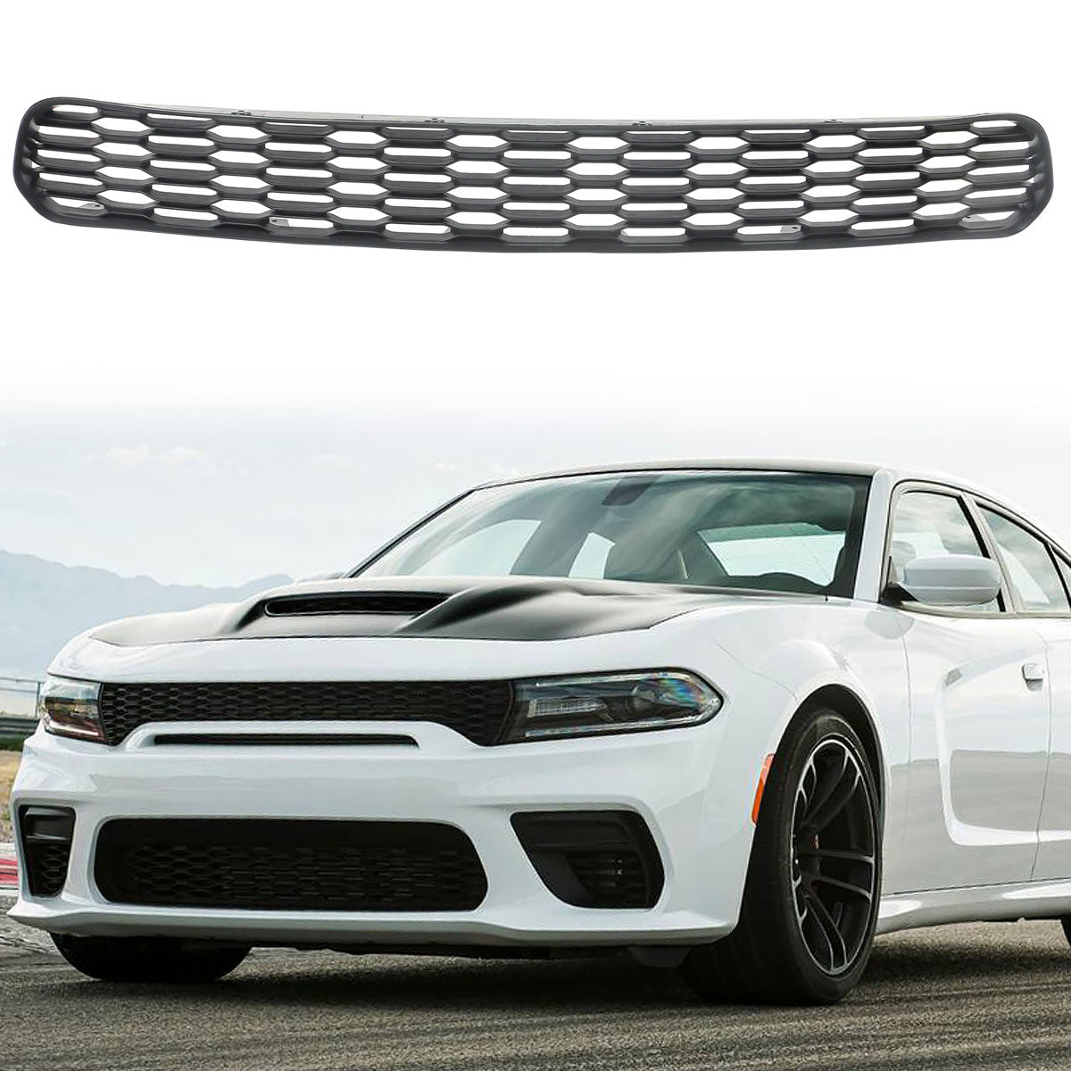 2020-2023 Dodge Charger Widebody OE Style Front Bumper Lower Grilles