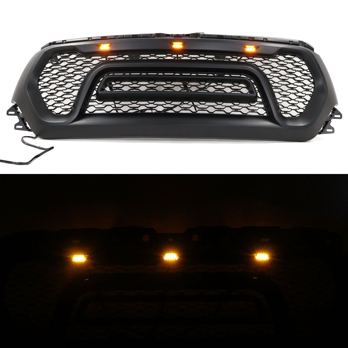 2019-2023 Ram 1500 Rebel Style Grille w/ Signal Lights ABS