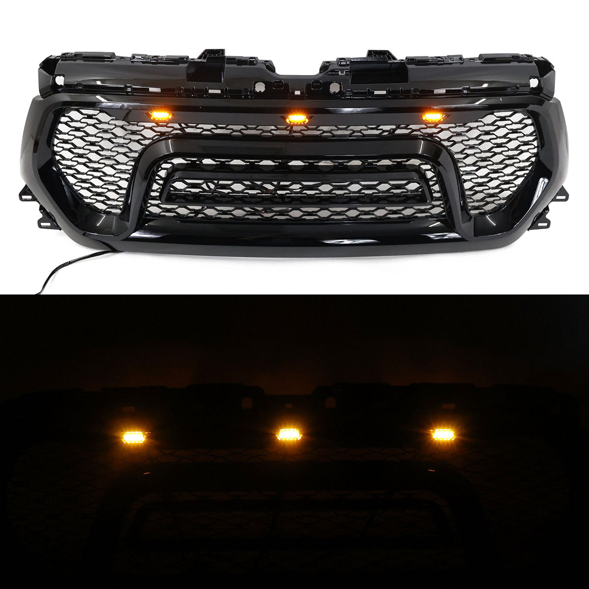 2019-2023 Ram 1500 Rebel Style Grille w/ Signal Lights ABS