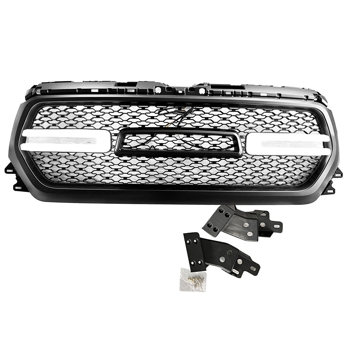 2019-2024 Dodge Ram 1500 Grill Front Mesh Vehicle Grill with LED Light