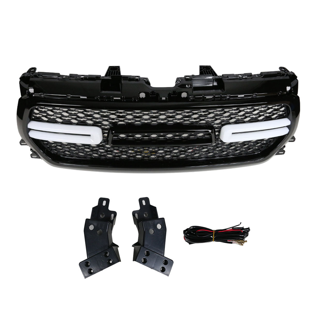 2019-2024 Dodge Ram 1500 Front Hood Grill with Switchback Turn Signal