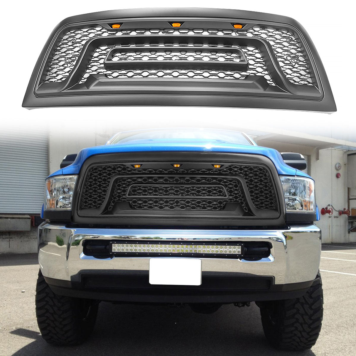 2010-2018 Dodge Ram 2500 3500 Front Grille w/ Signal Light
