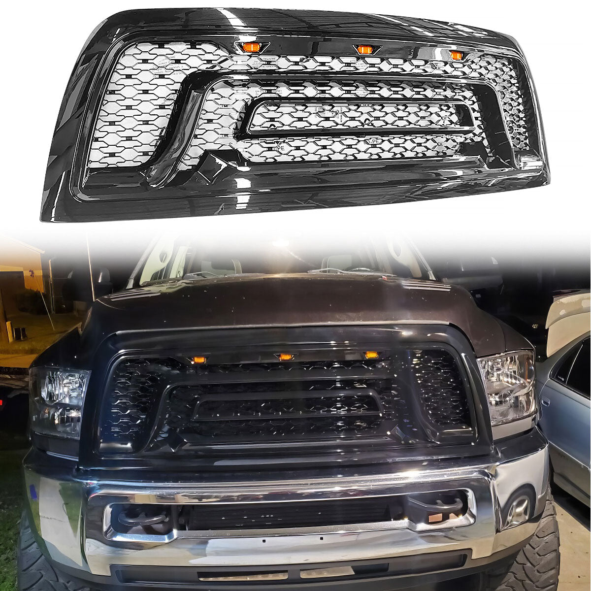 2010-2018 Dodge Ram 2500 3500 Front Grille w/ Signal Light