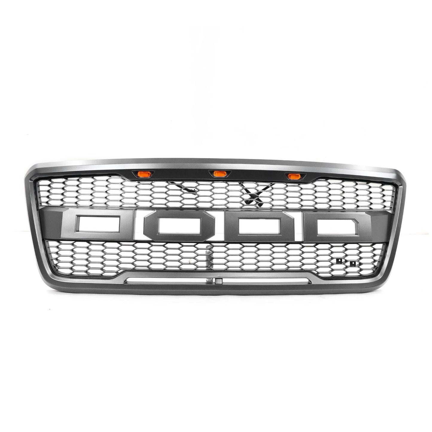 2004-2008 Ford F150 R Style Front Bumper Upper Grille W/ LED Lights
