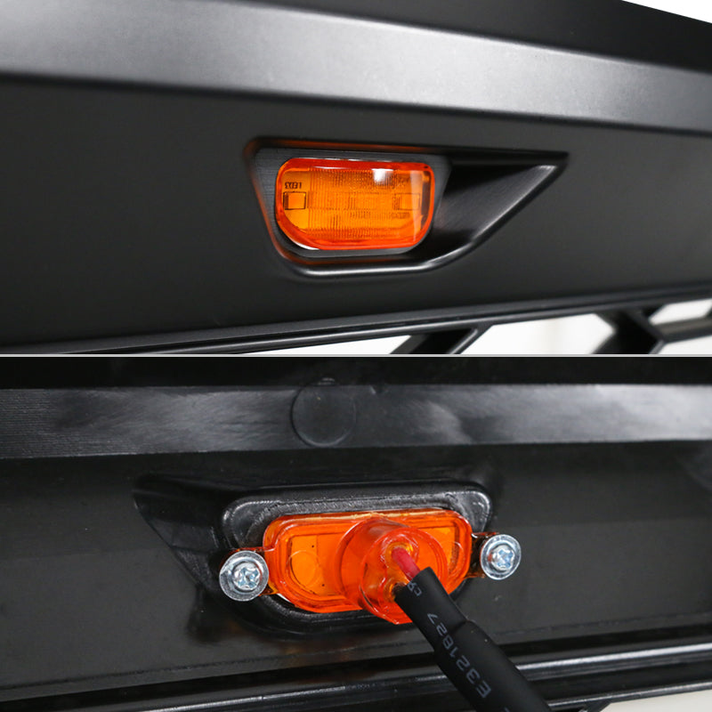 2015-2017 Ford F150 R Front Bumper Hood Mesh LED Grille Replacement
