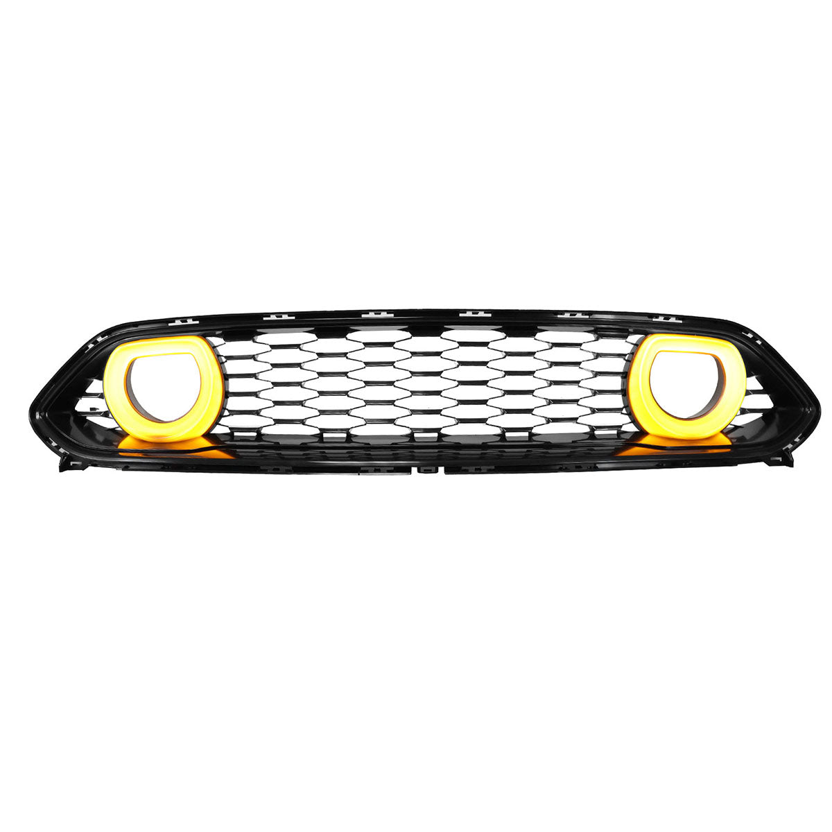 2021-2023 Ford Mustang Mach 1 Car Front Grille Black W/ LED Lamp ABS