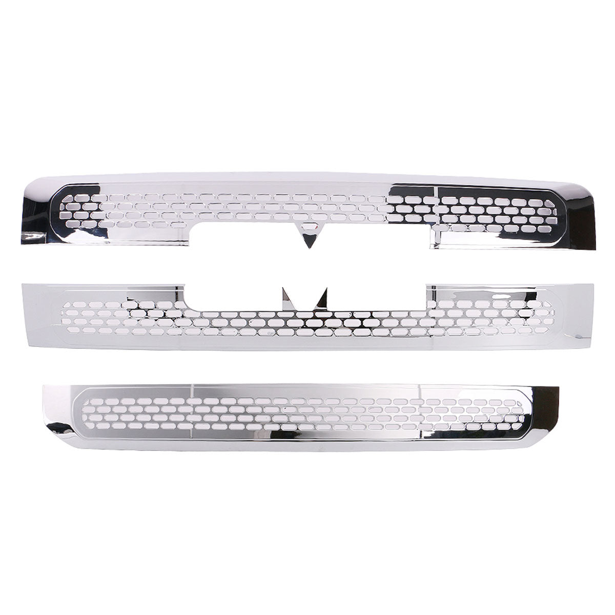 2013-2016 GMC Acadia SL/SLE/SLT Chrome Tape On Grille Overlay 3 Bar