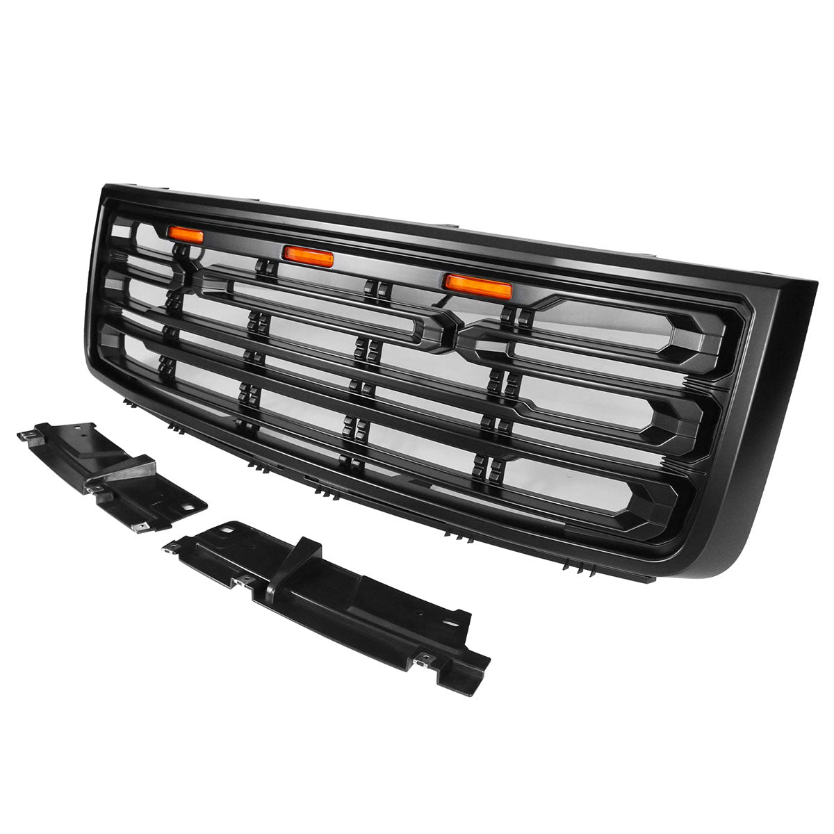 2007-2013 GMC Sierra 1500 Front Bumper Hood Grille Guard Grill