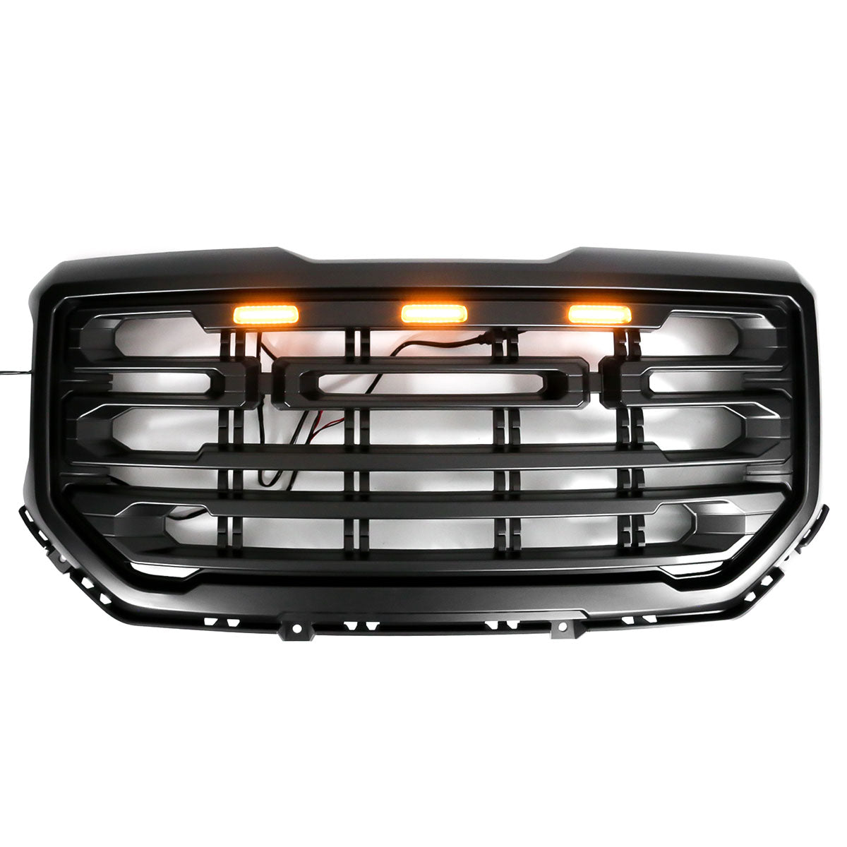2016-2019 GMC Sierra 1500 Front Bumper Hood Grille Mesh Hood Guard