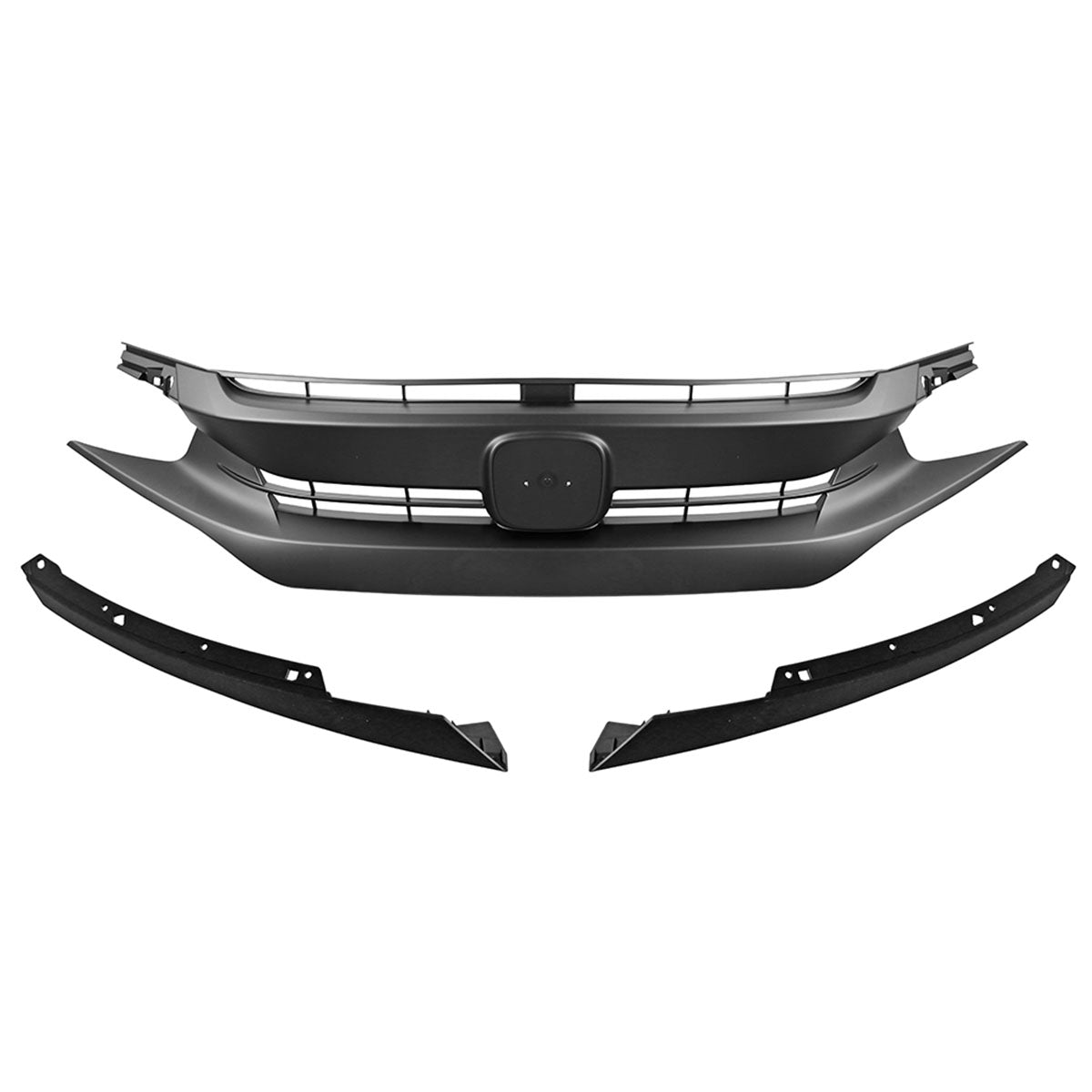 2016-2021 Honda Civic 10th OEM Matte Black Front Bumper Hood Grille
