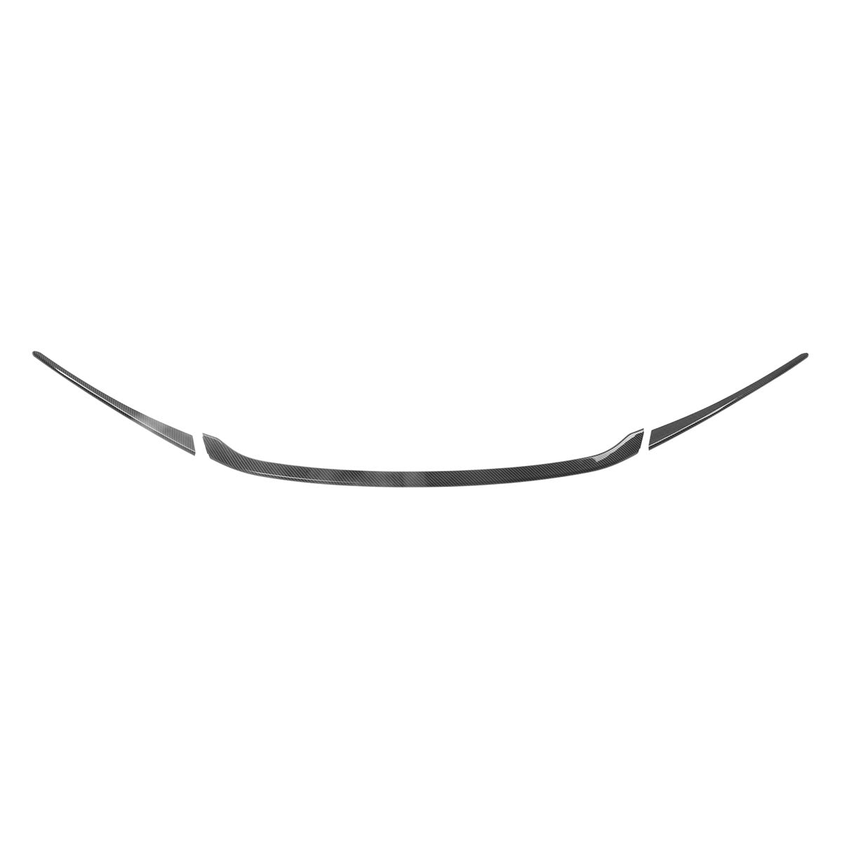 2022-2025 Civic Sedan Hatchback Carbon Fiber Print Grille Trim ABS