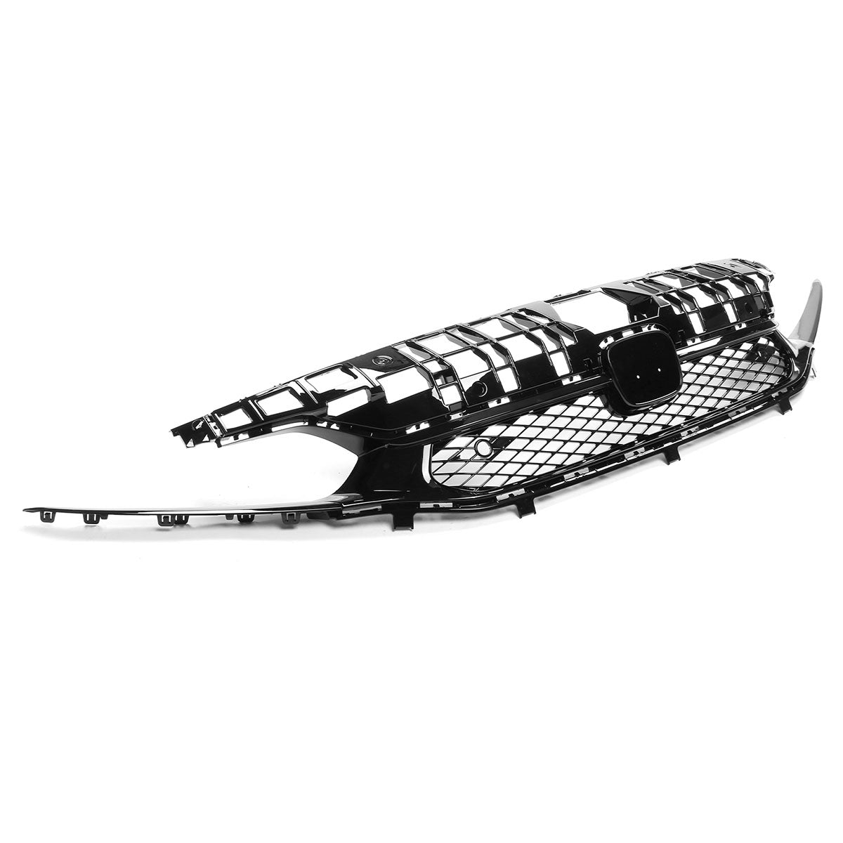 2022-2024 Honda Civic Sedan Rock Style Upper Grille Gloss Black ABS
