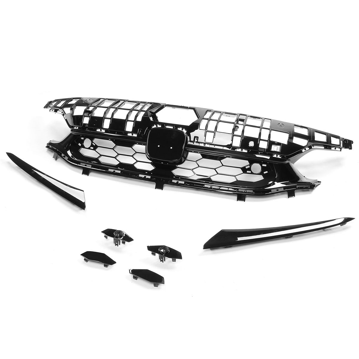 2022-2024 Honda Civic Sedan Grill Si Style Upper Grille Gloss Black AB