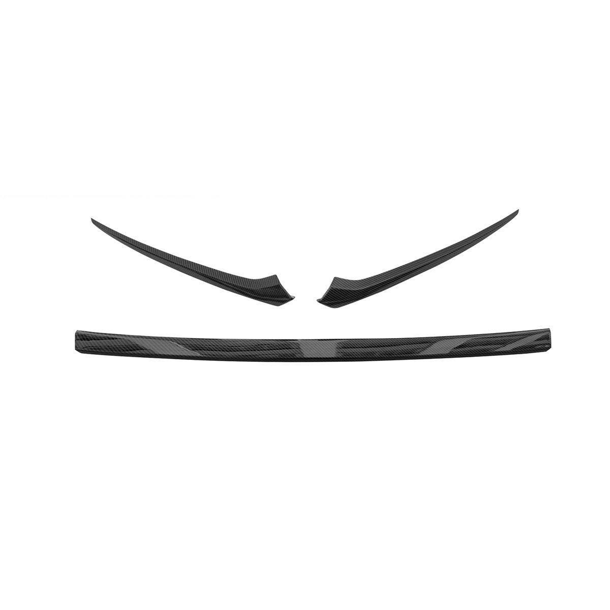 2023-2025 Honda CR-V Carbon Fiber Print Front Bumper Grille Cover Trim