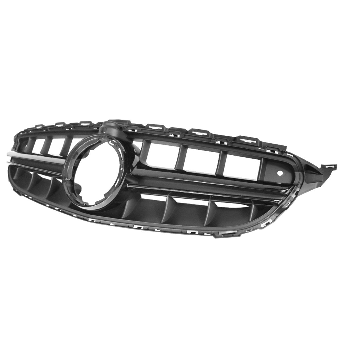 2019-2020 Benz W205 C300 Vertical Unpainted Front Grille w/Camera Hole