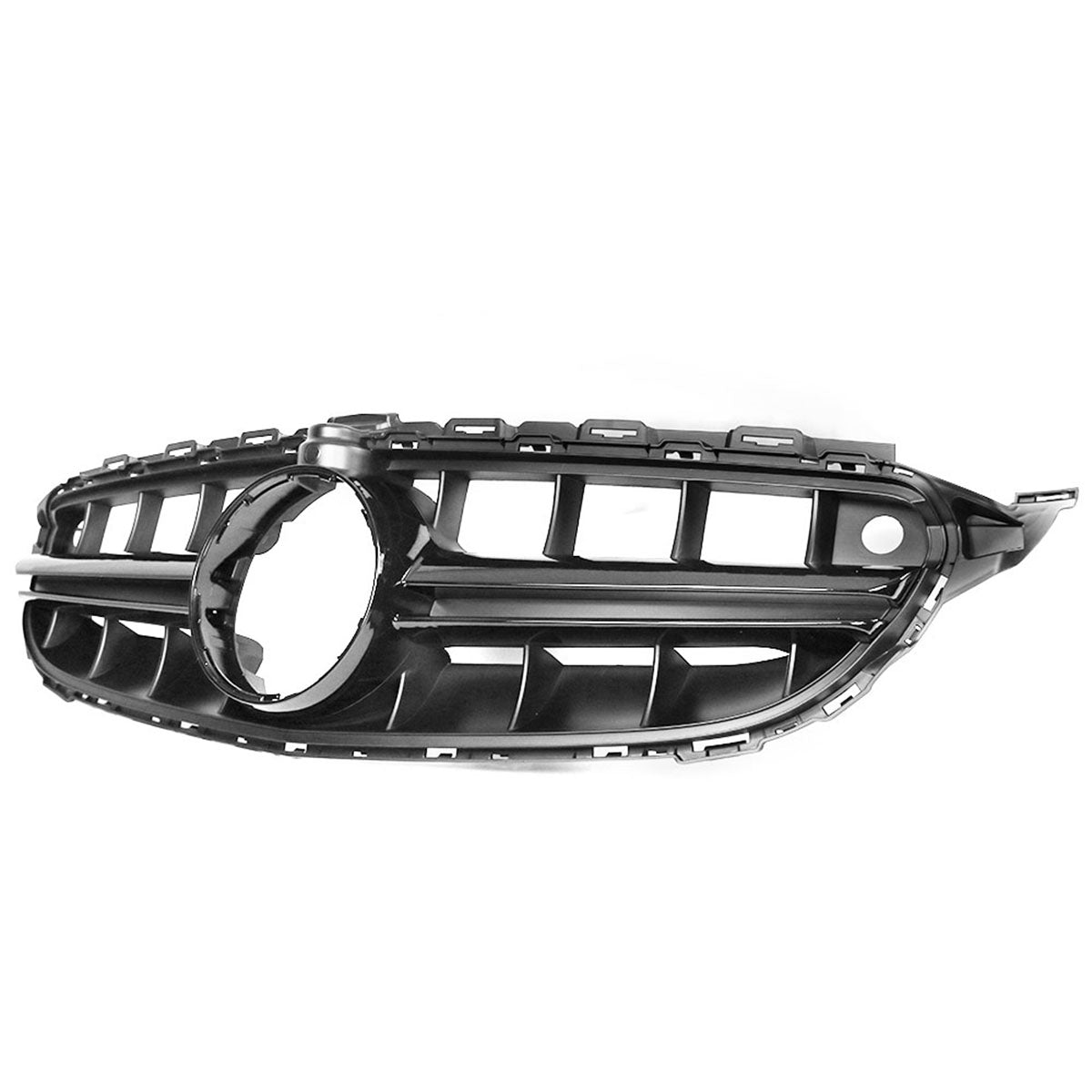 2015-2018 Mercedes-Benz W205 Vertical Black Front Grille W Camera Hole