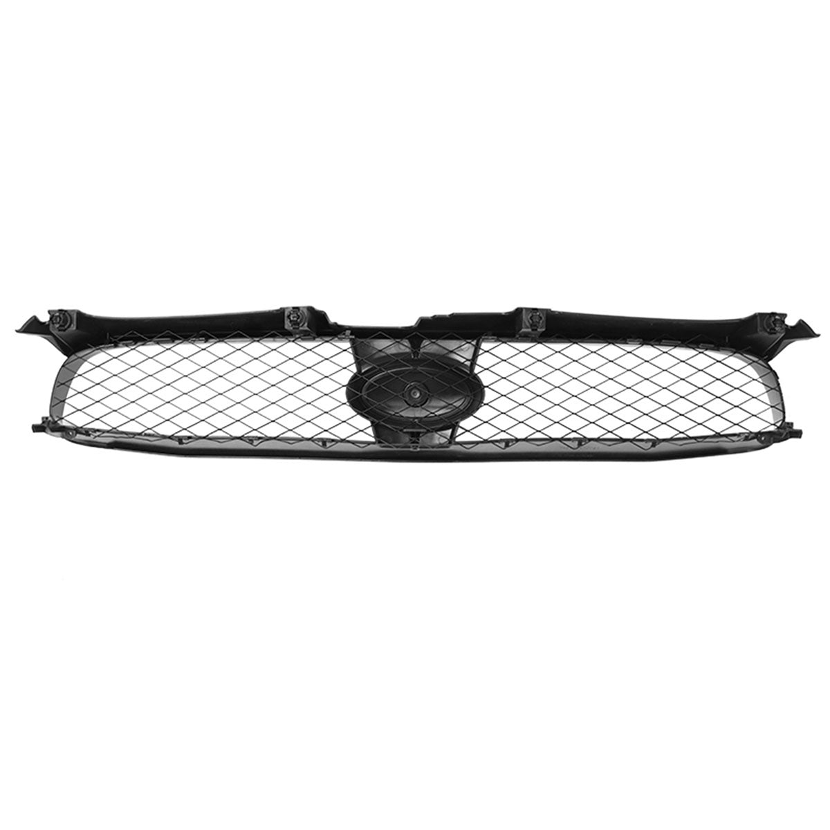 2004-2005 Subaru Impreza STI Style Front Bumper Grille Gloss Black ABS