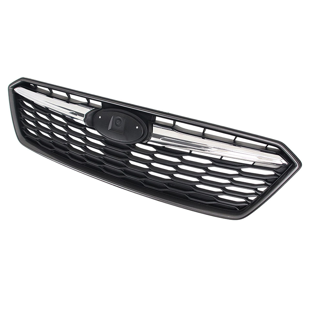 2017-2019 Subaru Impreza OE Front Bumper Grille Gray W/ Chrome ABS
