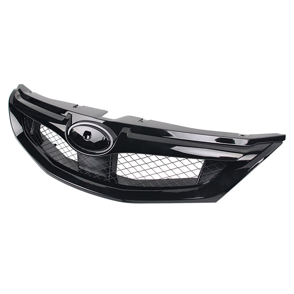 2008-2010 Subaru Impreza WRX Hatchback OE Style Grille Gloss Black ABS
