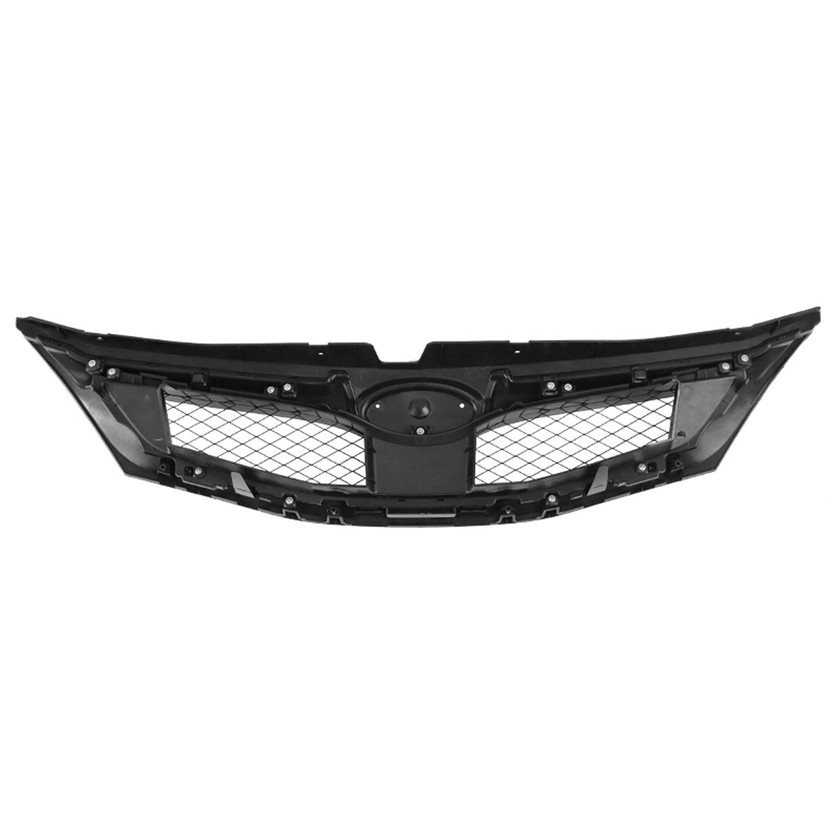 2008-2010 Subaru Impreza WRX OE Style Grille Matte Black W/ Silver ABS