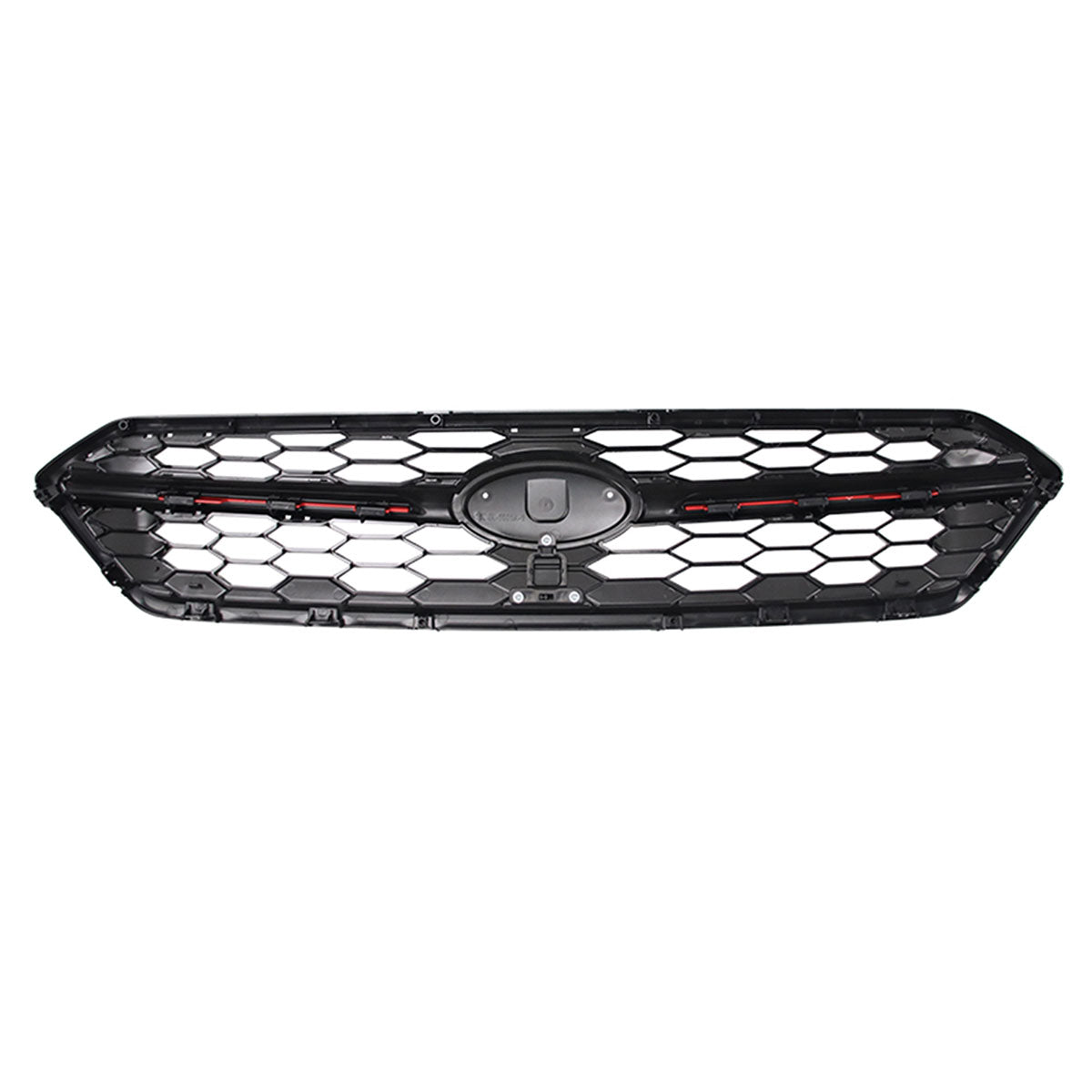 2018-2021 Subaru WRX Gloss Black W/ Red STI Style Front Grille ABS