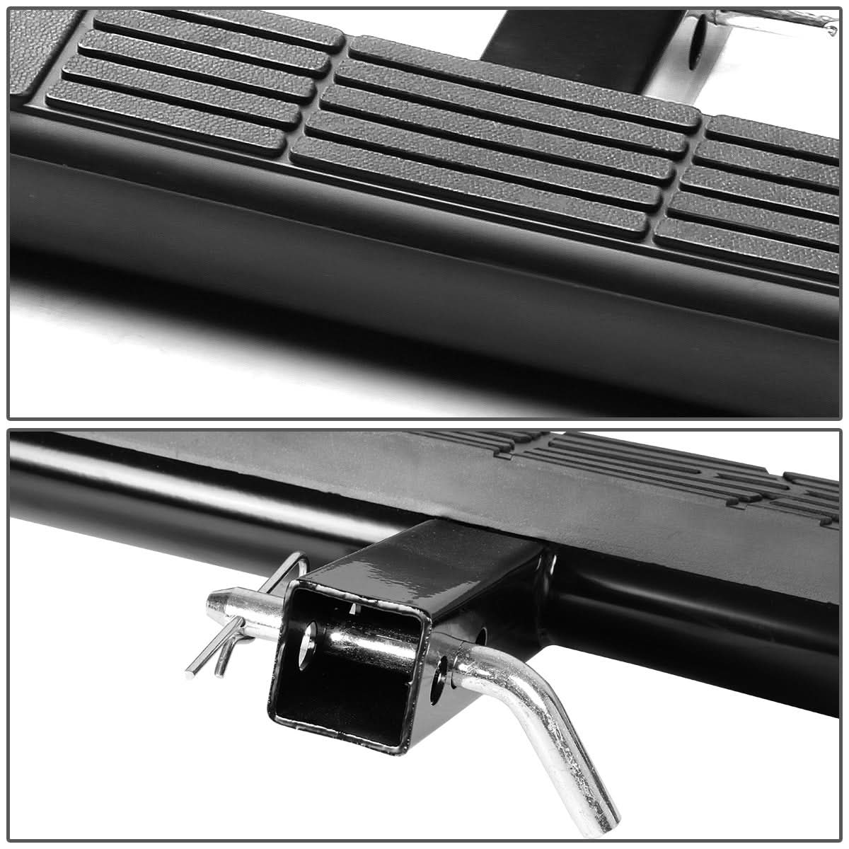Universal 2 Inch Receiver Hitch Step with 3.25 Inch Curved Platform