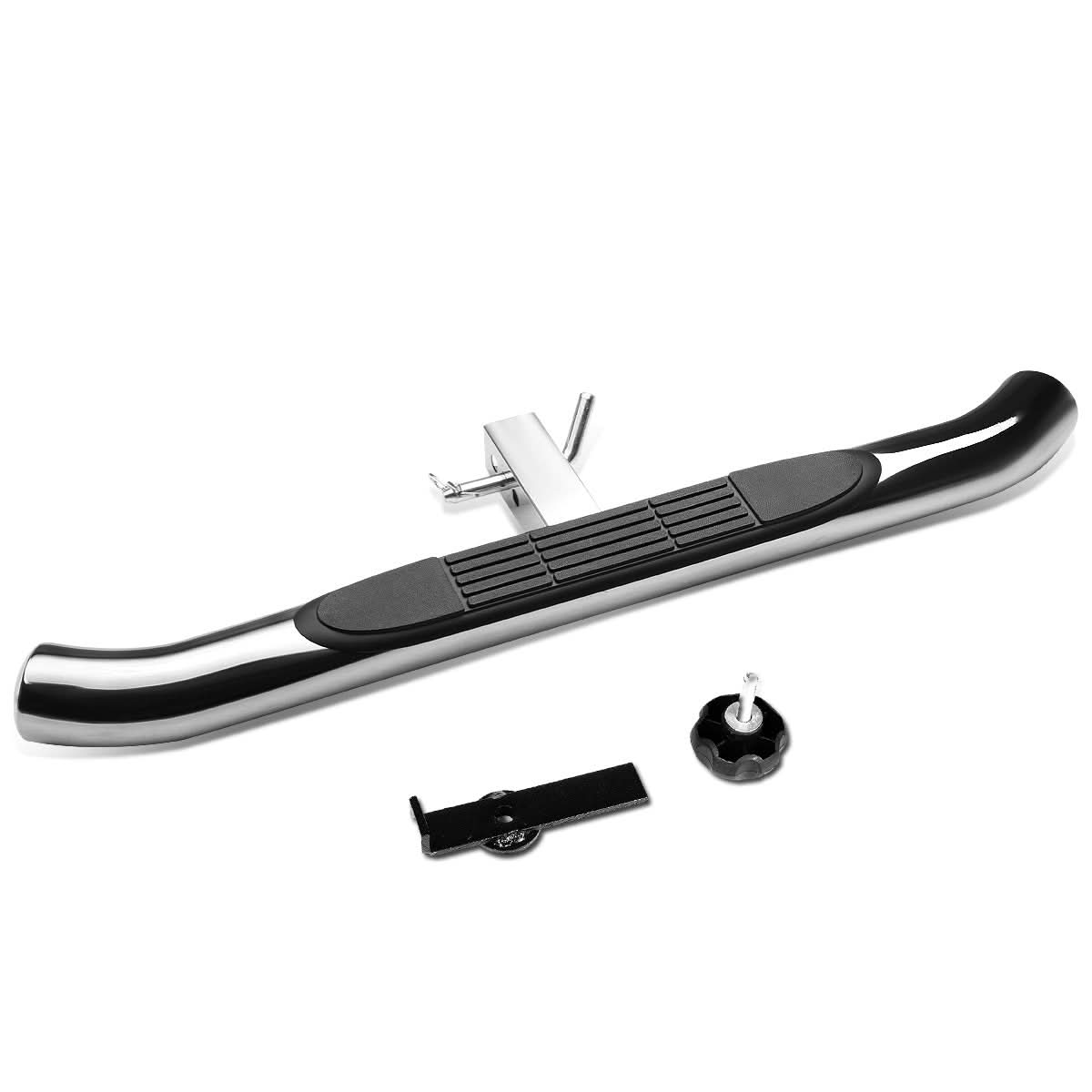 Universal 2" Receiver Hitch Step with 3.25" Curved Chrome Step