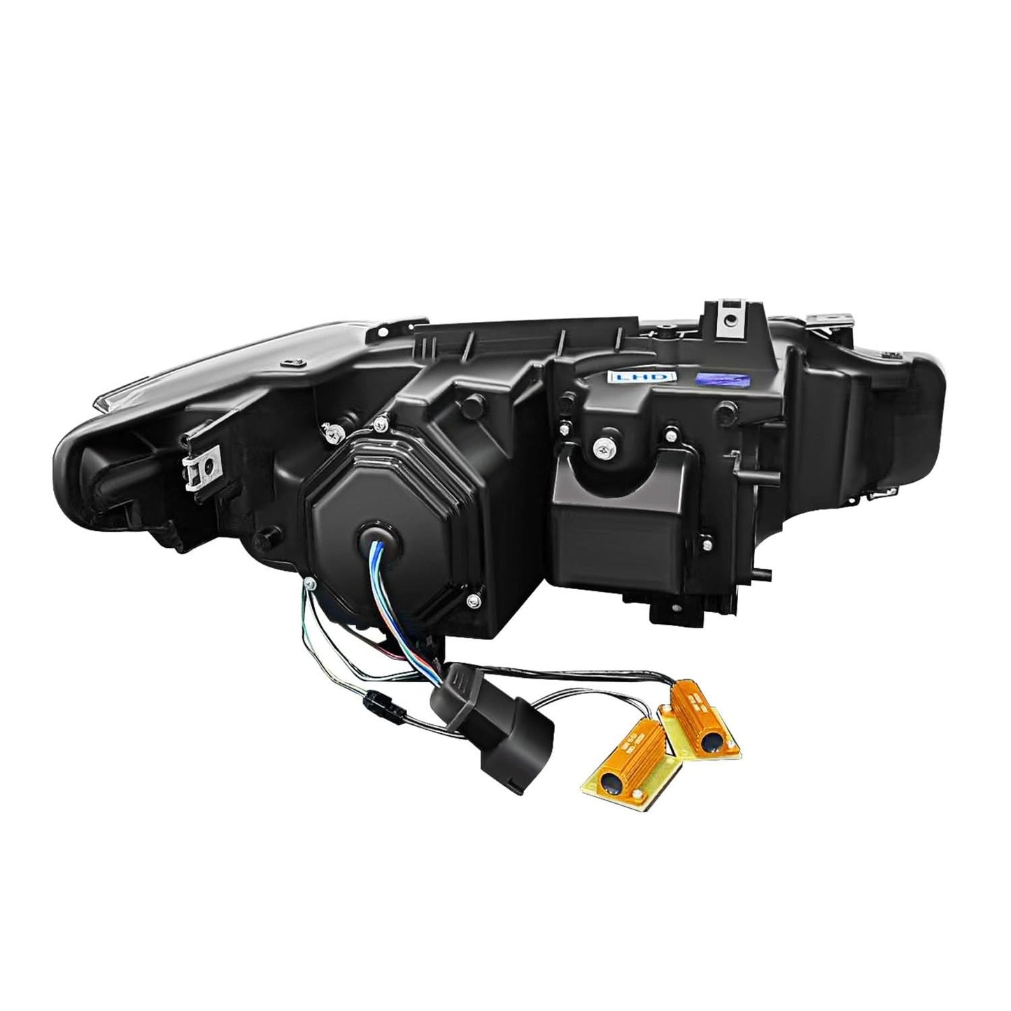 2012-2015 BMW 3-Series 3D LED Swoosh Projector Switchback Headlights