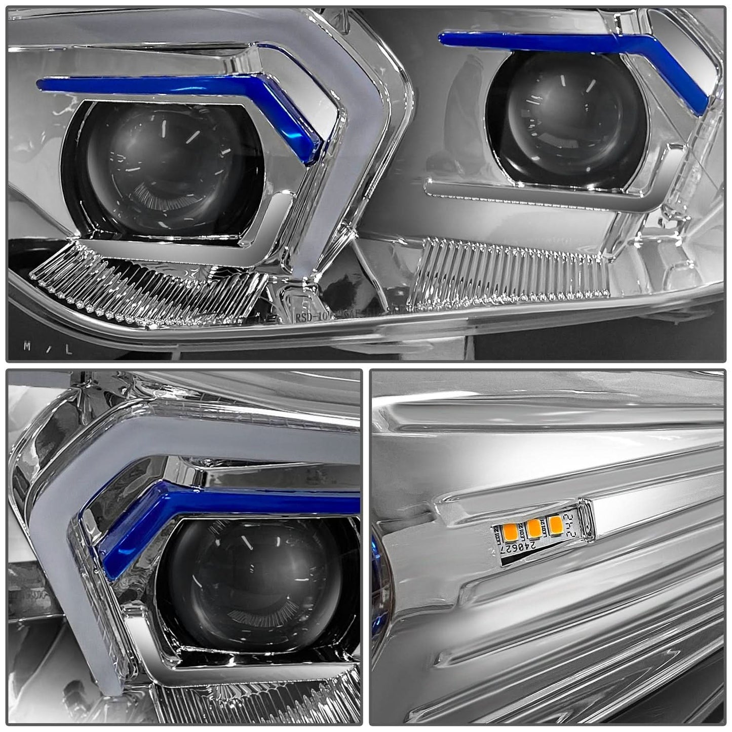 2014-2020 BMW 4 Series Chrome HID LED Headlights D1S